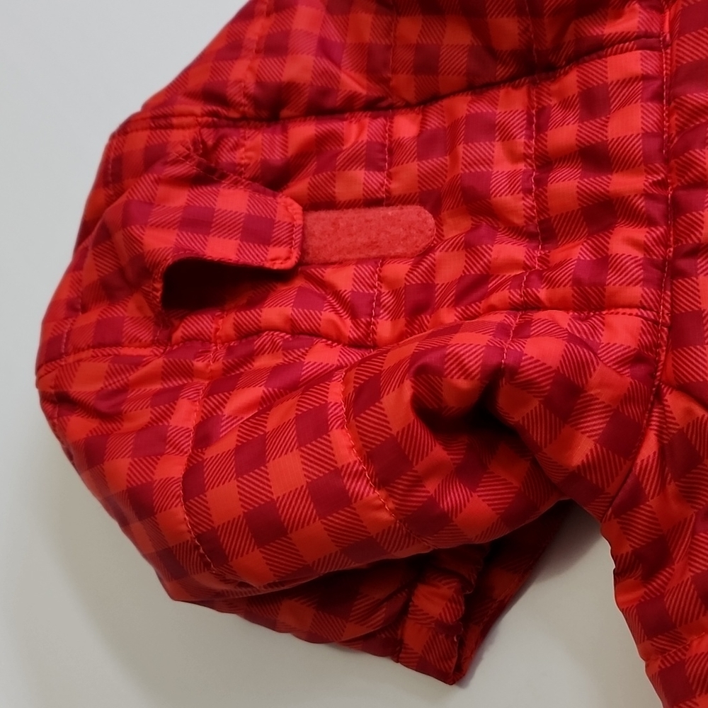 Columbia Red Checkered Pattern Filled Jacket - Picture 7 of 12